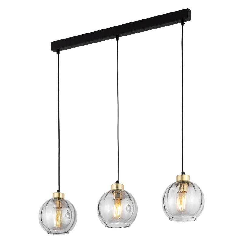 Hängeleuchte Devi Transparent Dreiflammig Balken Deckenlampe Deckenleuchte Lampe B-Ware von no name