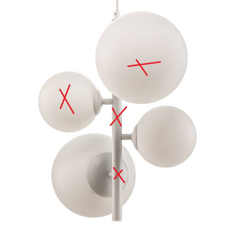 Hängeleuchte Dione Pendelleuchte Hängelampe Deckenlampe Lampe Siehe Text/Foto B-Ware von no name