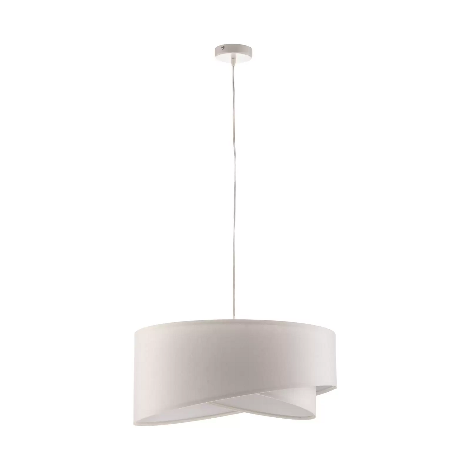 Hängeleuchte Vivien In Weiß Aus Velours Hängelampe Lampe Leuchte Deckenlampe B-Ware von no name