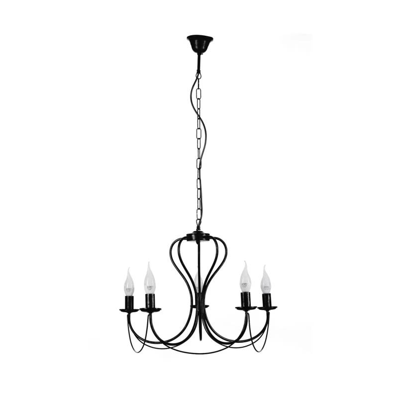 Kronleuchter Candela Schwarz 5 Flammig Lampe Deckenlampe Deckenleuchte Strahler B-Ware Kronleuchter Candela Schwarz 5 Flammig Lampe Deckenlampe Deckenleuchte Strahler B-Ware von no name
