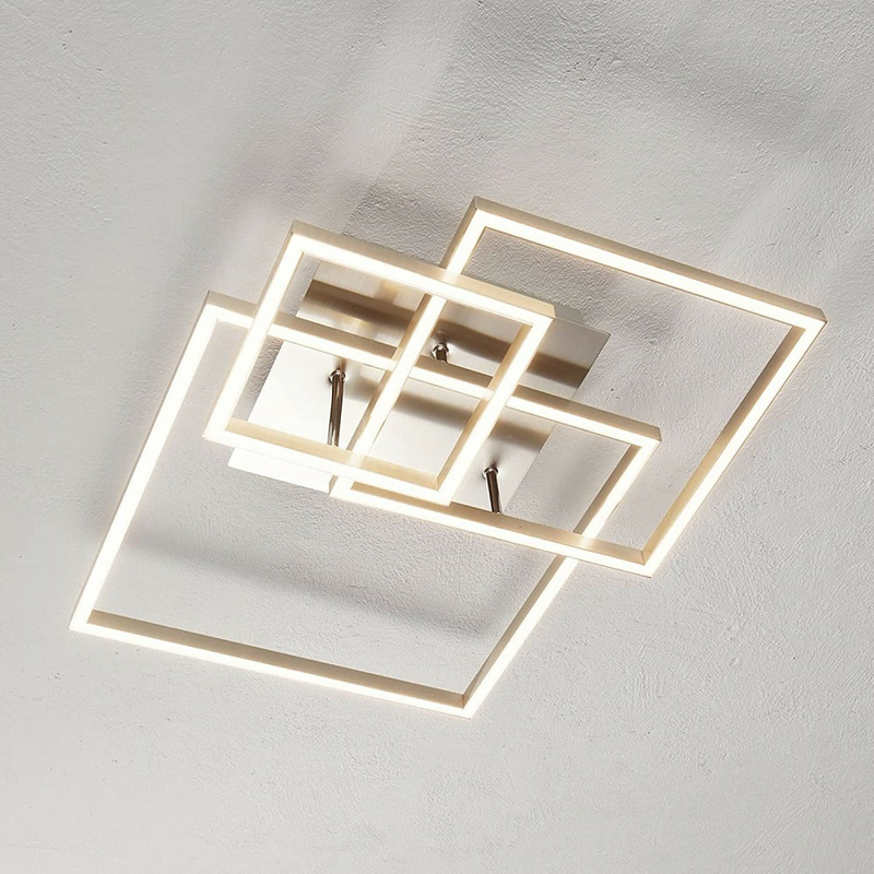 Led Deckenlampe Delian Deckenleuchte Lampe Leuchte Drei Metallrahmen 37 W G500 B-Ware Led Deckenlampe Delian Deckenleuchte Lampe Leuchte Drei Metallrahmen 37 W G500 B-Ware von no name