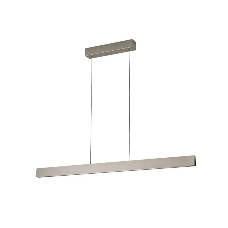 Led Hängelampe Tara Nickelfarben Länge 120 Cm Alu Stahl Deckenlampe Lampe Spot B-Ware von no name