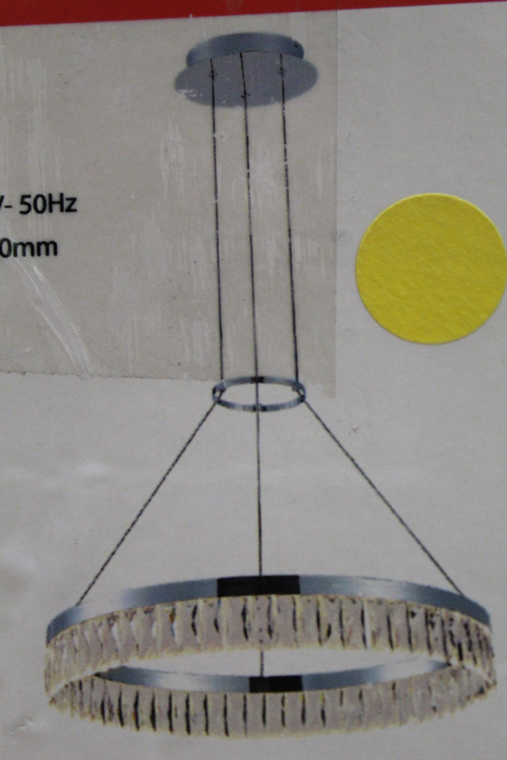 Led Pendellampe Carmi Kristall Deckenleuchte ⌀ 600mm Hängeleuchte Lampe Dimmbar B-Ware Led Pendellampe Carmi Kristall Deckenleuchte ⌀ 600mm Hängeleuchte Lampe Dimmbar B-Ware von no name