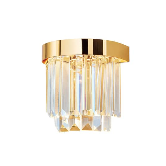 Led Wandleuchte Prism Wandlampe Lampe Leuchte Mit Kristallen Up Down Light Gold B-Ware Led Wandleuchte Prism Wandlampe Lampe Leuchte Mit Kristallen Up Down Light Gold B-Ware von no name