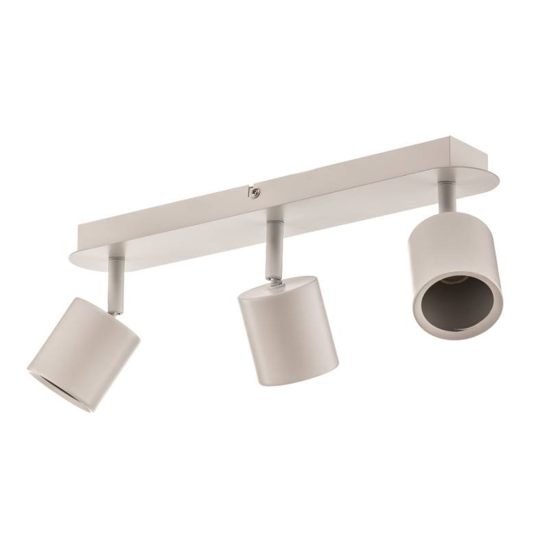 Modo Deckenspot Leuchte Lampe Edelstahl Weiß Dreiflammig Gu10 Wohnzimmer Spot B-Ware von no name