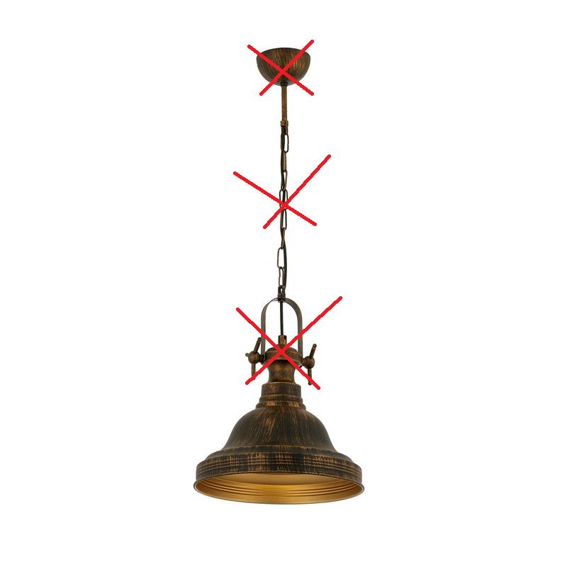 Pendelleuchte Av 4106 M36 Cpr In Antikem Design Deckenlampe Siehe Text/Foto B-Ware von no name