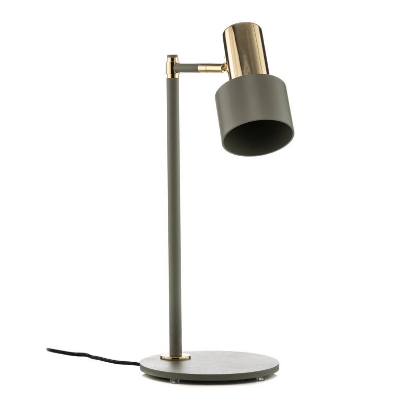 Tischleuchte Destin verstellbar grün messing Tischlampe Lampe Leuchte Spot von no name