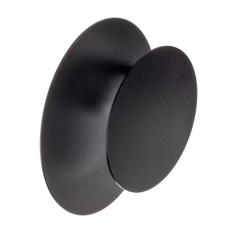Wandleuchte Circle In Runder Form Schwarz Wandlampe Lampe Leuchte Spot Licht G9 B-Ware von no name