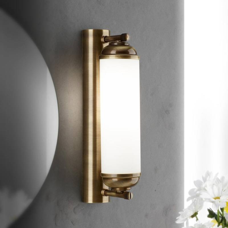 Wandleuchte Elida Wandleuchte Lampe Leuchte Spiegelleuchte 1 Flammig Altmess516 B-Ware von no name