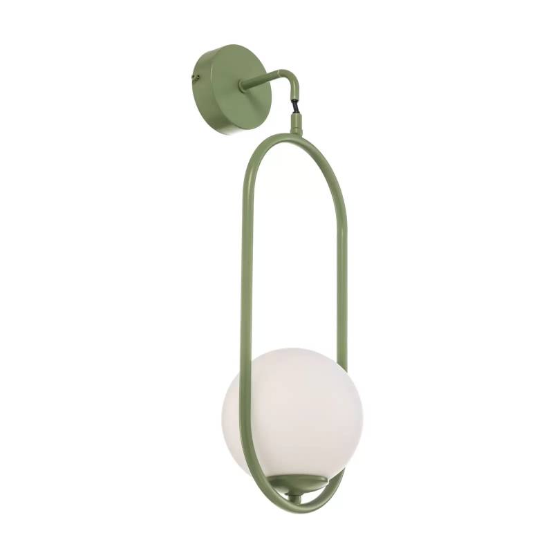 Wandleuchte Samba Einflammig Grün Weiß Wandlampe Lampe Leuchte Licht Wandspot B-Ware von no name