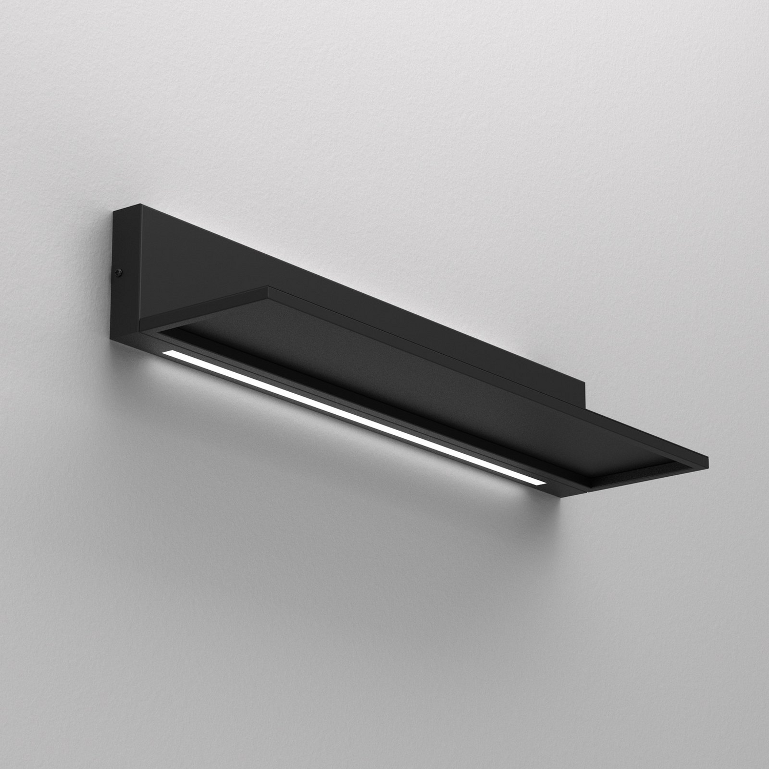 Wandleuchte Shelf Schwarz Stahl 60 Cm Lang 2 X Led Wandlampe Lampe Leuchte Spot B-Ware Wandleuchte Shelf Schwarz Stahl 60 Cm Lang 2 X Led Wandlampe Lampe Leuchte Spot B-Ware von no name
