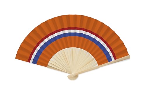 noTrash2003 2 x Bambusfächer Länderflaggen Handfächer mit Papierbespannung - Chinesischer Fächer Taschenfächer Faltfächer Klappfächer Urlaub Party Mallorca Hochzeit Requisiten Deko (Nederlands) von noTrash2003