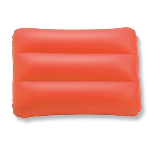 noTrash2003 Aufblasbares Inflatable Strandkissen oder Schwimmkissen Beachkissen Kissen Strand Urlaub 32 cm x 24 cm PVC (Rot) von noTrash2003