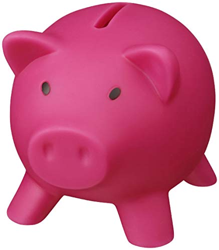 noTrash2003 Sparschwein Sparbüchse Geld sparen Dekoration Schwein Schweinchen Piggy Miss Verch. Farben (Rosa) von noTrash2003