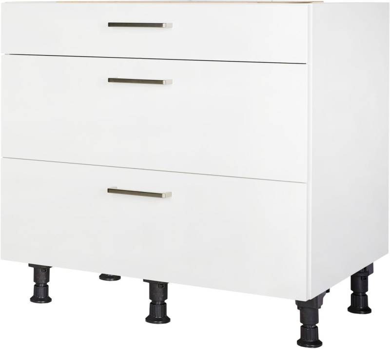nobilia® Unterschrank "Touch", vormontiert, mit Schubkästen und Vollauszügen, in den Breiten 30cm, 45cm, 60cm und 90cm von nobilia®
