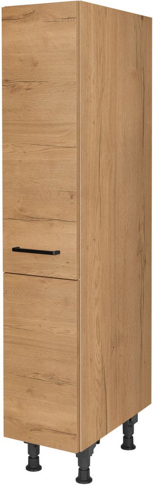 nobilia® Apothekerschrank Structura", mit 4 Einhängekörben, Breite 30 cm, Höhe 167,8 cm, vormontiert, Ein- und Auszugsdämpfung SoftStoppPro" von nobilia®