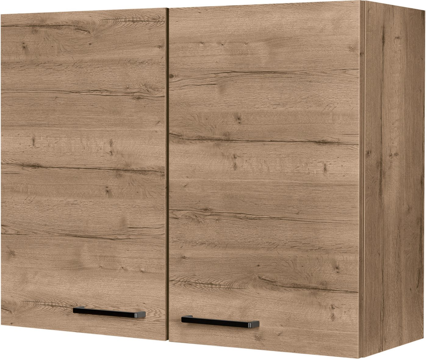 nobilia® Hängeschrank "Structura", vormontiert, mit zwei Einlegeböden, Breite 90 cm von nobilia®