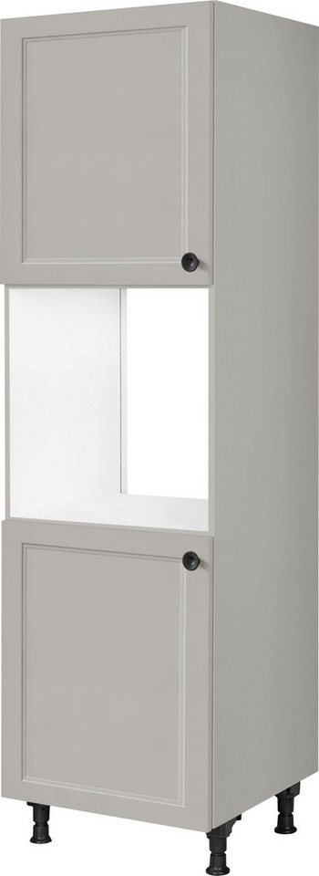 nobilia® Herdumbauschrank Cascada", Ausrichtung wählbar, mit zwei zusätzlichen Türen, vormontiert, Breite/Höhe: 60/167,8 cm" von nobilia®