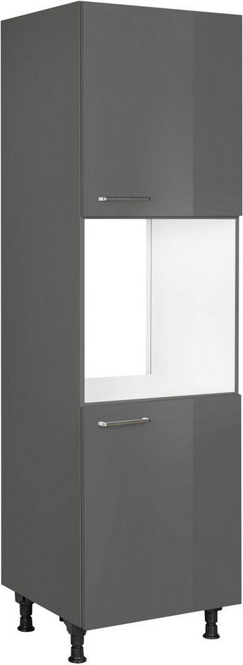 nobilia® Herdumbauschrank Flash", Ausrichtung wählbar, mit zwei zusätzlichen Türen, vormontiert, Breite/Höhe: 60/167,8 cm" von nobilia®