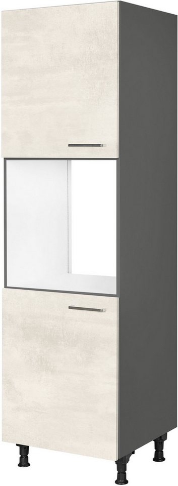 nobilia® Herdumbauschrank Riva", Ausrichtung wählbar, mit zwei zusätzlichen Türen, vormontiert, Breite/Höhe: 60/167,8 cm" von nobilia®