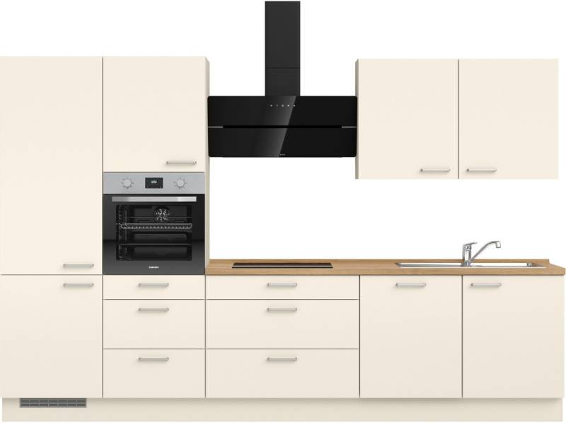 nobilia® Küchenzeile "Touch II", vormontiert, Ausrichtung wählbar, Breite 330 cm, wahlw. mit E-Geräten von nobilia®