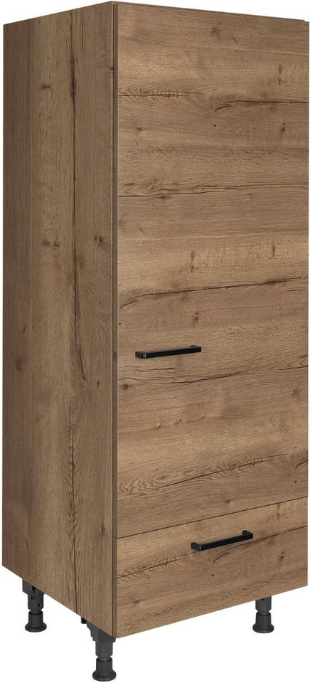 nobilia® Kühlumbauschrank Structura", Ausrichtung wählbar, mit Schubkasten, vormontiert, Breite/Höhe: 60/167,8 cm" von nobilia®