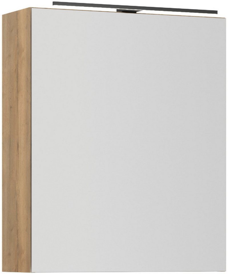 nobilia® Spiegelschrank in Breiten 60, 80, 100 und 120 cm, innenliegende Steckdose von nobilia®