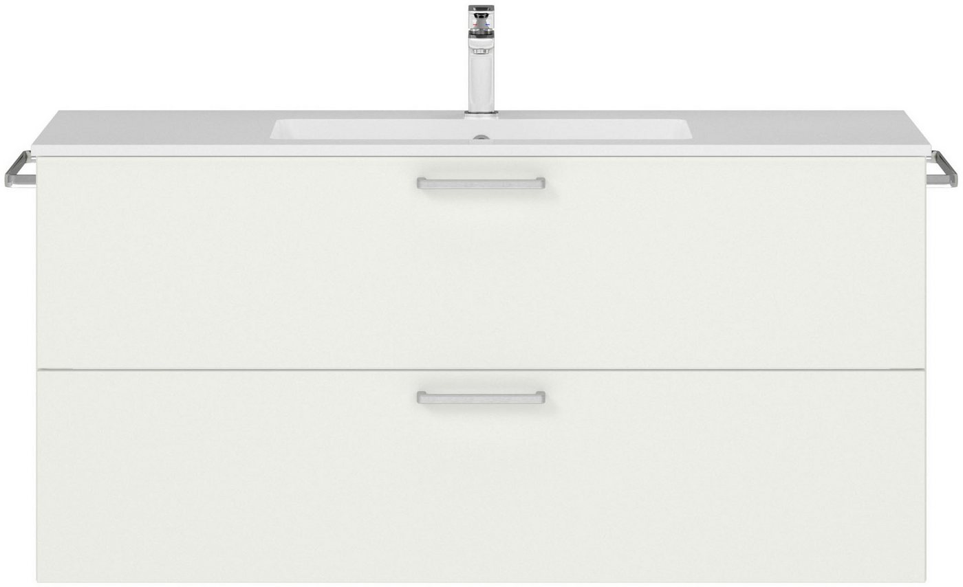 nobilia® Waschtisch-Set Tolvina, (1-St., vormontiert, mit Soft-Close), in vier Breiten von nobilia®