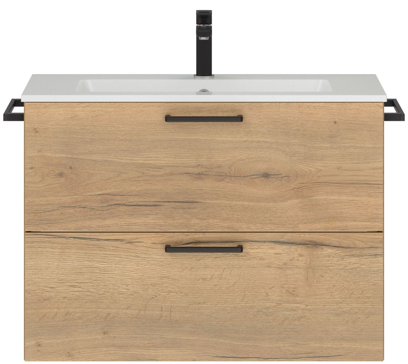 nobilia® Waschtisch-Set Tolvina, (1-St., vormontiert, mit Soft-Close), in vier Breiten von nobilia®