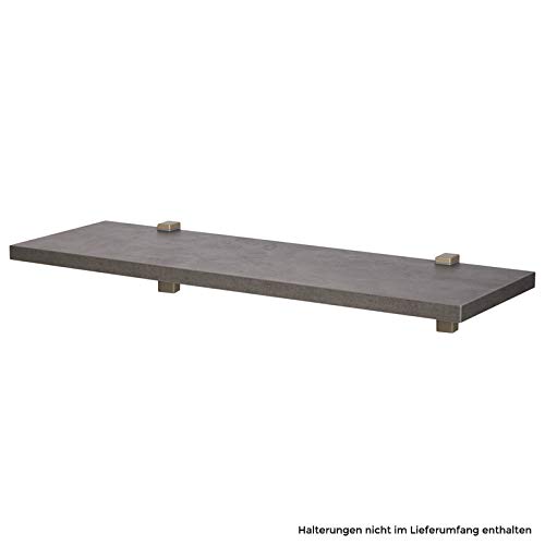 Wandboard/Wandregal nobilia elements VB25, 354 Beton Schiefergrau, 100 cm von nobilia elements