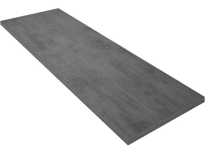 Arbeitsplatte NOBILIA passend zu allen Serien, Stärke: 3,8 cm , grau (beton schiefergrau nachbildung), B:240cm H:3,8cm T:60cm, Spanplatte, Tischplatten, von drei Seiten beschichtet, in drei Breiten: 180, 210 und 240 cm von nobilia