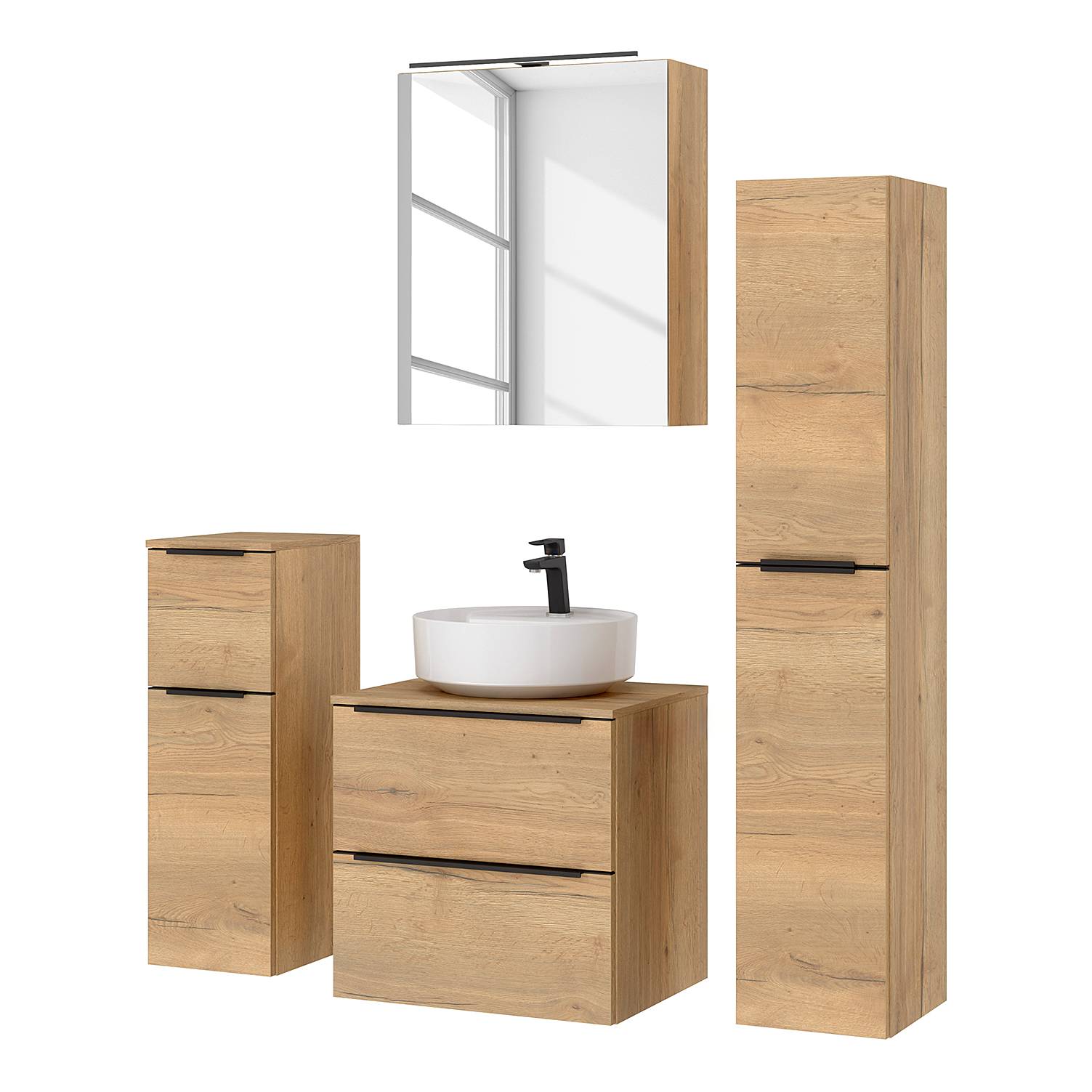 Badezimmerset MYBA XLI (4-teilig) von nobilia
