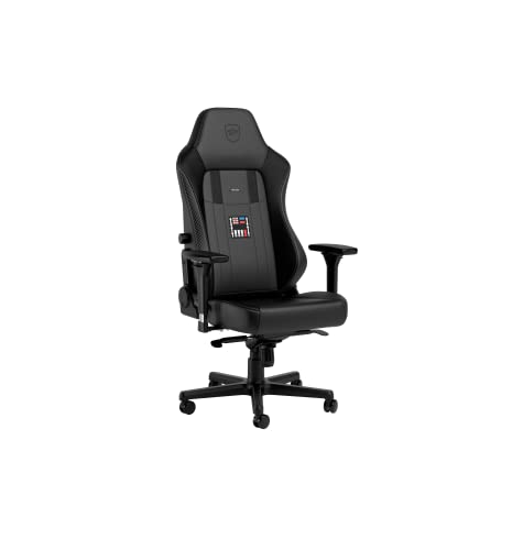 noblechairs Hero Komfortable und Langlebige Gaming Stuhl, Perfekt Optimierte Ergonomie des Stuhls Sorgt für Hohen Sitzkomfort, Belastbarkeit 150 kg, Darth Vader Edition von noblechairs