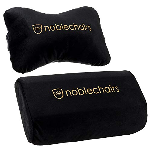 noblechairs Kissen-Set für Epic/ICON/Hero Gaming Stuhl Kissen - Schwarz/Gold von noblechairs