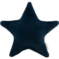 Nobodinoz - Aristote Star Samt-Kissen, 40 x 40 cm, night blue von nobodinoz
