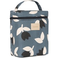 Nobodinoz - Hyde Park Lunch Bag, blue black tulips von nobodinoz