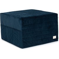 Nobodinoz - Sleepover Faltmatratze und Hocker, 57 cm, night blue von nobodinoz