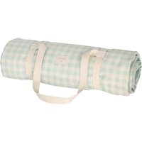 Nobodinoz - Sunshine Picknickdecke, 58 x 140 cm, opaline vichy von nobodinoz