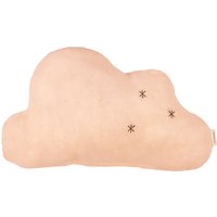 Nobodinoz - Wabi Sabi Musselin Cloud Kissen, 37 x 25 cm, powder pink von nobodinoz