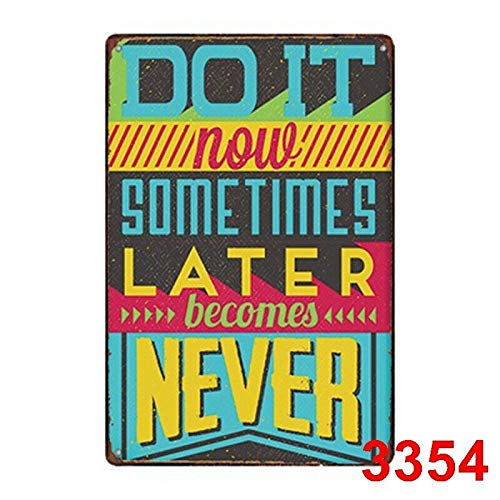 nobrand Metall-Blechschild, lustig, Vintage-Stil, Hausbar, Club, Wanddekoration, 30,5 x 20,3 cm, A09 von nobrand