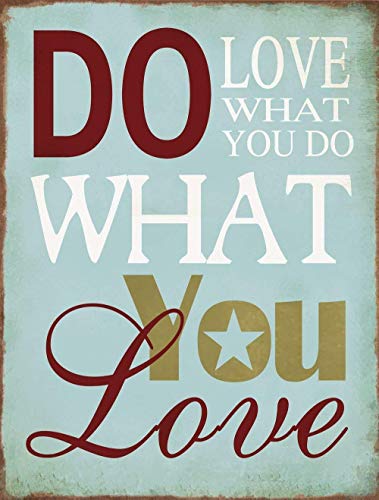 nobrand Metall-Blechschild "Do What You Love", Wanddekoration, 30,5 x 20,3 cm nobrand Metall-Blechschild "Do What You Love", Wanddekoration, 30,5 x 20,3 cm von nobrand