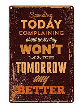 nobrand Metall-Blechschild "Spending Today", Hausbar, Club, Wanddekoration, Schilder, 30,5 x 20,3 cm von nobrand