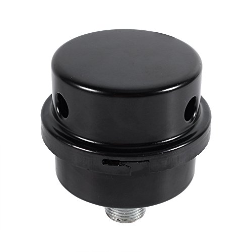 Samfox-Kompressoranschluss, schwarzer Metallluftkompressor Ansaugfilter Schalldämpfer Schalldämpfergewinde 3/8"16MM Samfox-Kompressoranschluss, schwarzer Metallluftkompressor Ansaugfilter Schalldämpfer Schalldämpfergewinde 3/8"16MM von nobrands