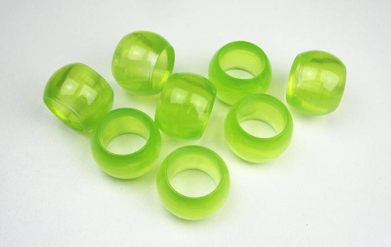 nodeko Gardinenring Zier- und Schlaufenkugeln für Gardinen und Vorhänge, für Gardinen mit Schlaufenaufhängung, (Packung, Packungsinhalt 8 Stück), zum Dekorieren von Gardinen mit Schlaufenaufhängung von nodeko