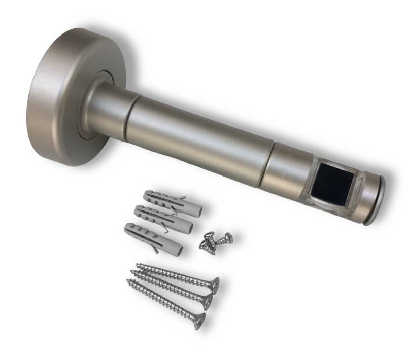 nodeko Gardinenstangenhalter Halter mit Magnet für Gardinenstangen, Vorhangstangenhalter magnetisch, Stil 16 mm und Stil 20 mm, einfaches Abnehmen der Gardinenstange ohne lästiges Schrauben von nodeko