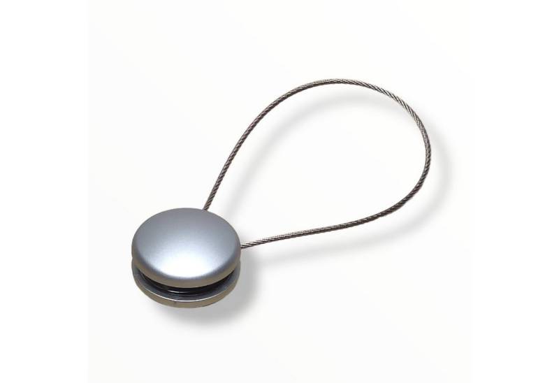 nodeko Magnethalter für Gardinen Raffhalter mit Magnet Ø 28 mm, mit Drahtschlaufe, Vorhänge und Gardinen, Gardinenmagnet von nodeko