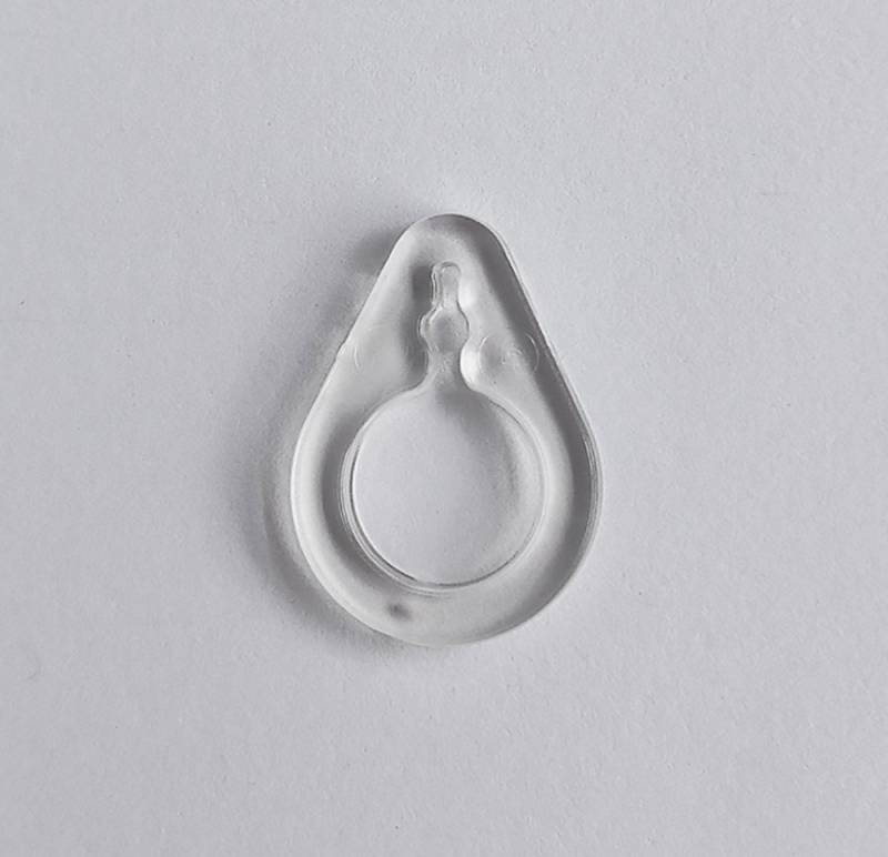 nodeko Raffrollo-Technik Schnurführung für Raffrollos und Raffvorhänge, Raffgardinen, (100-St), transparent und dezent von nodeko