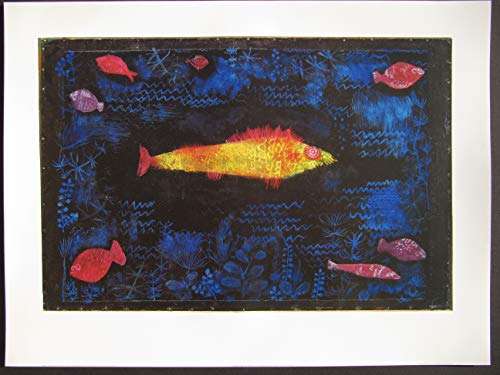 none Der goldene Fisch, 1925 (Klee), Kunstdruck 60 x 80 cm von none