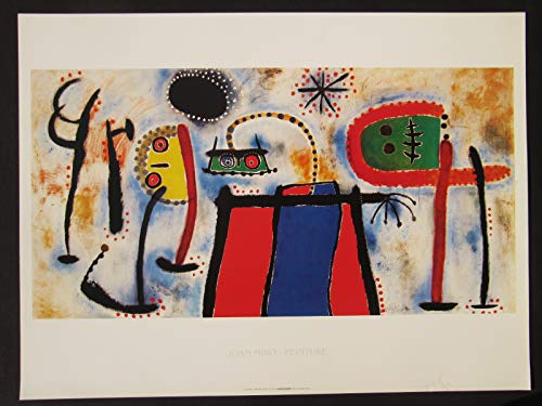 none Peinture Querformat (Miro), Kunstdruck 60 x 80 cm von none