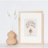 Fingerabdruck Gästeposter Benroy A4 von nonolino